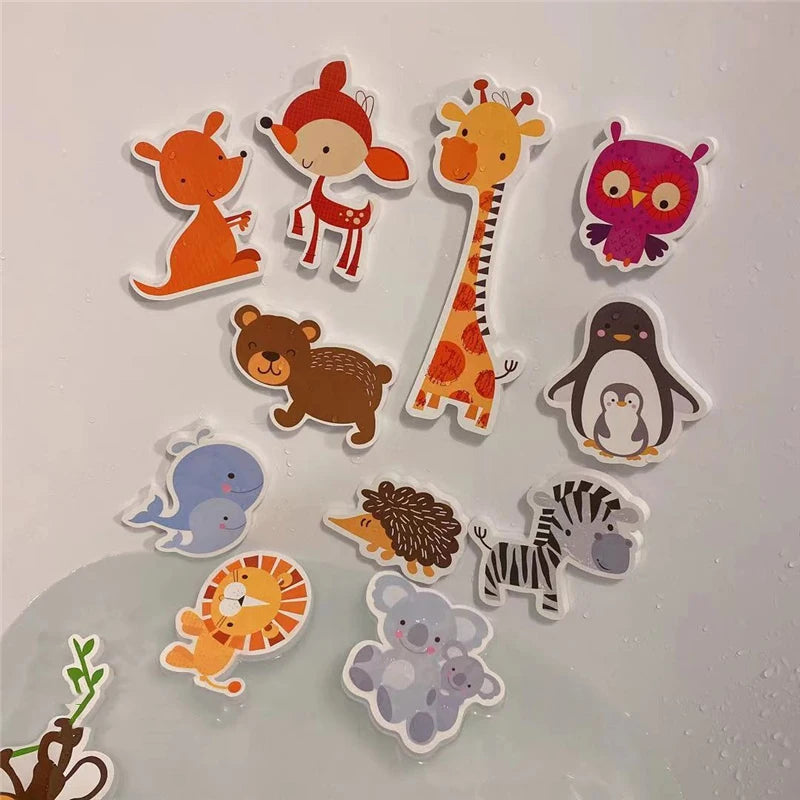 Baby Bath Toys Fun Foam Animals Cognitive Floating Toy Traffic Bathroom Bathtub Toys for Babies Gifts Kids Early Educational Toy