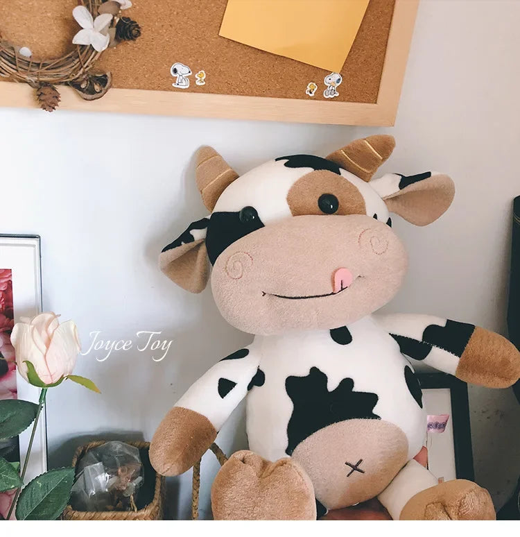 Cute Cow Plush Toy Rag Doll for Girlfriend Children's Toys Gifts Plush Toys Pillow Plushie Stuffed Animal Patung Dolls