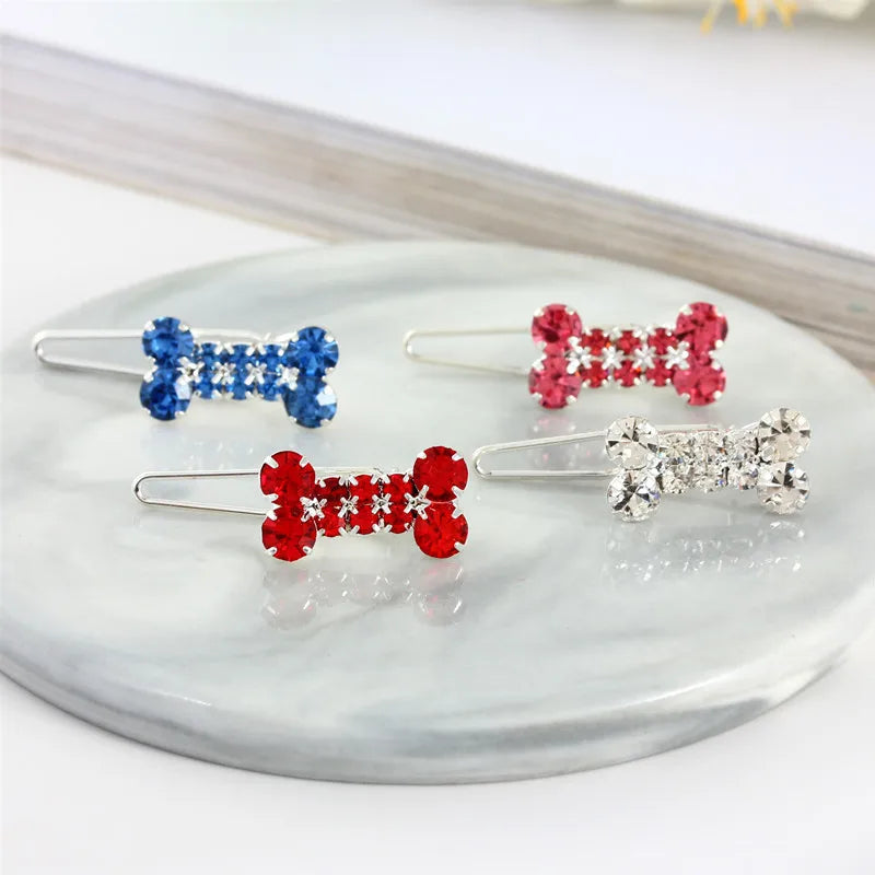 Pet Lovely Hairpins Dog Accessories Pet Dog Bows Hair Clips for Puppy Dogs Cat Yorkie Teddy Hair Grooming Pet Hair Accessories