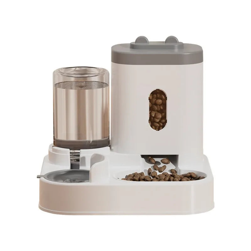Automatic water feeder, integrated bowl for water and food, dog bowl, cat bowl, pet bowl, pet supplies, automatic feeder