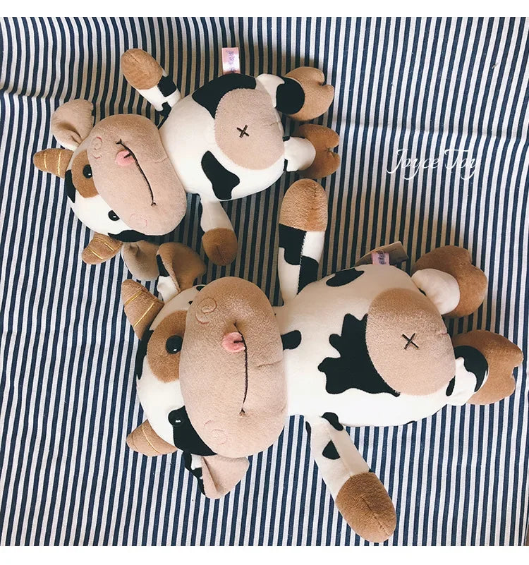 Cute Cow Plush Toy Rag Doll for Girlfriend Children's Toys Gifts Plush Toys Pillow Plushie Stuffed Animal Patung Dolls
