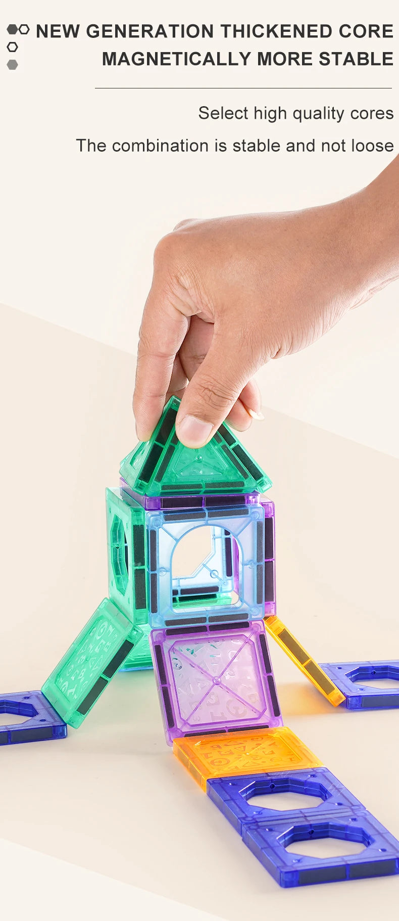Magnetic Toys for Kids Ages 3-5 4-8 Magnet Toys for 3 4 5 6 7 8+ Year Old Boys Girls Toddlers Magnetic Building Blocks Preschool