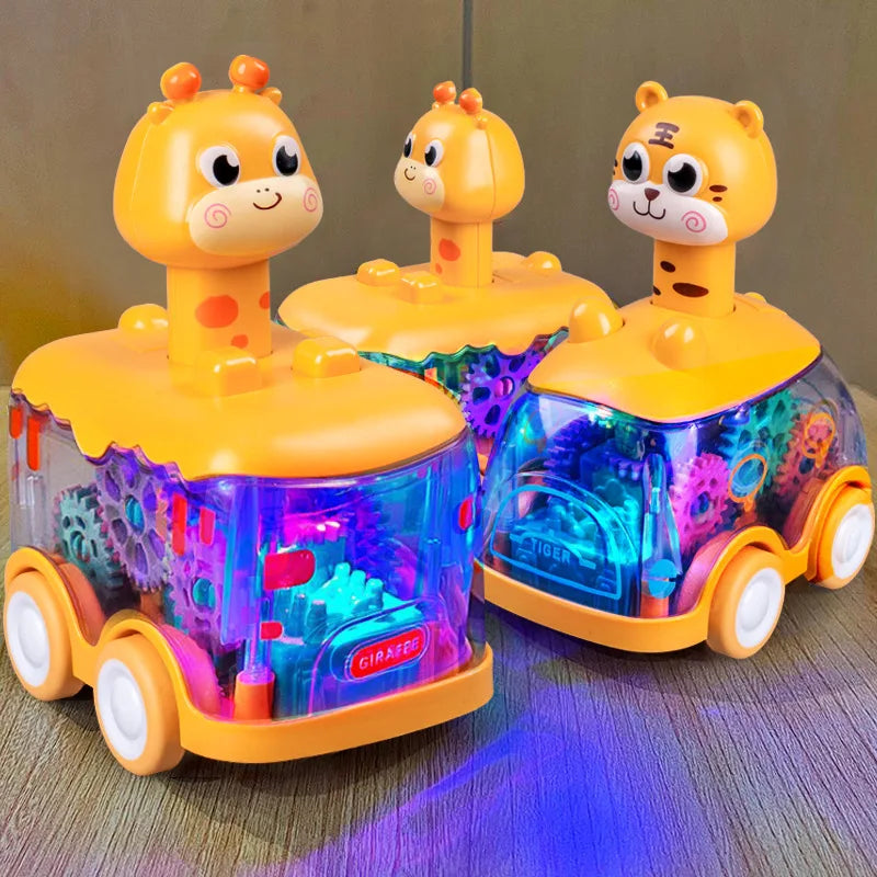 Baby Toy Cars for Kids Boy 1 2 3 Years Birthday Gift Press and Go Car Educational Toys Animal Pull Back Cars Toys for Children