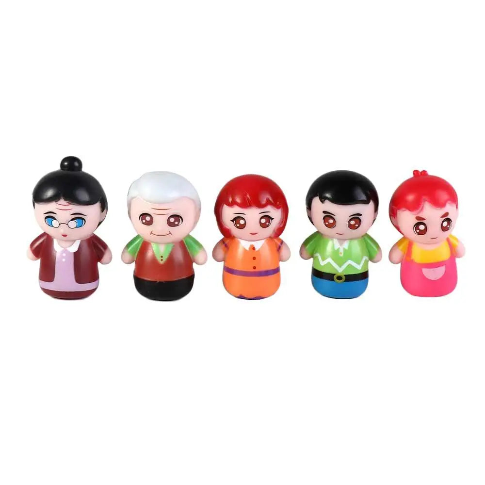 Puppet Toy Finger Dolls Animal Toys Cartoon Animal Dinosaur Hand Puppet Fingers Puppets Animal Head Gloves Tiny Hands Toys