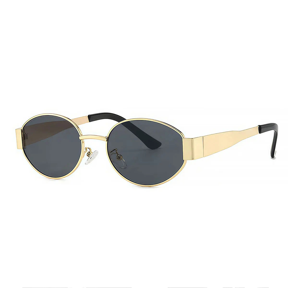 Luxury brand metal sunglasses for men and women unisex designer fashion sun glasses Oval unisex Stylish Eyewear shades UV400