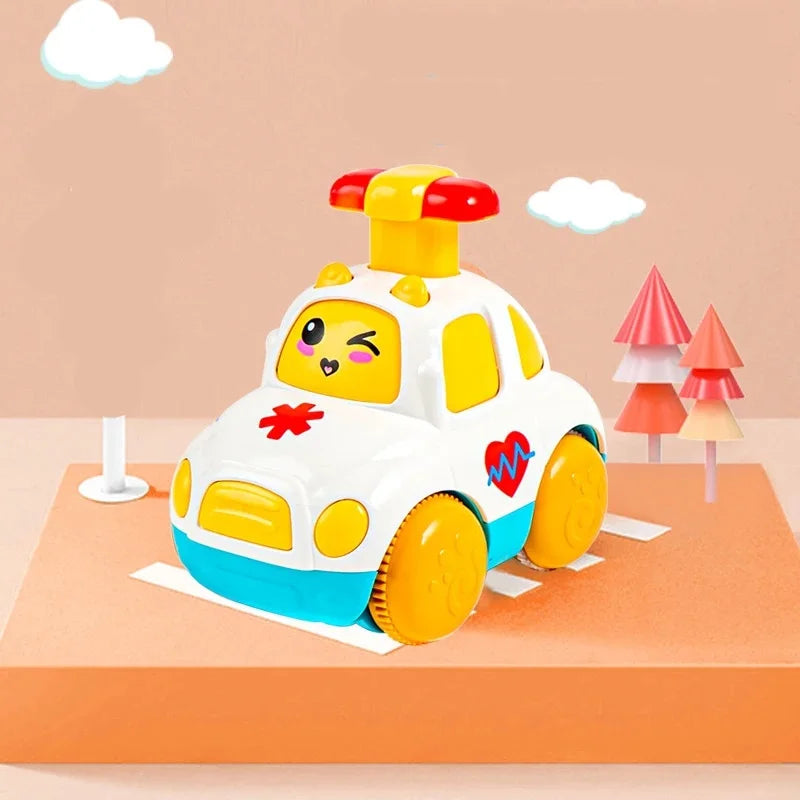 Baby Toy Cars for Kids Boy 1 2 3 Years Birthday Gift Press and Go Car Educational Toys Animal Pull Back Cars Toys for Children