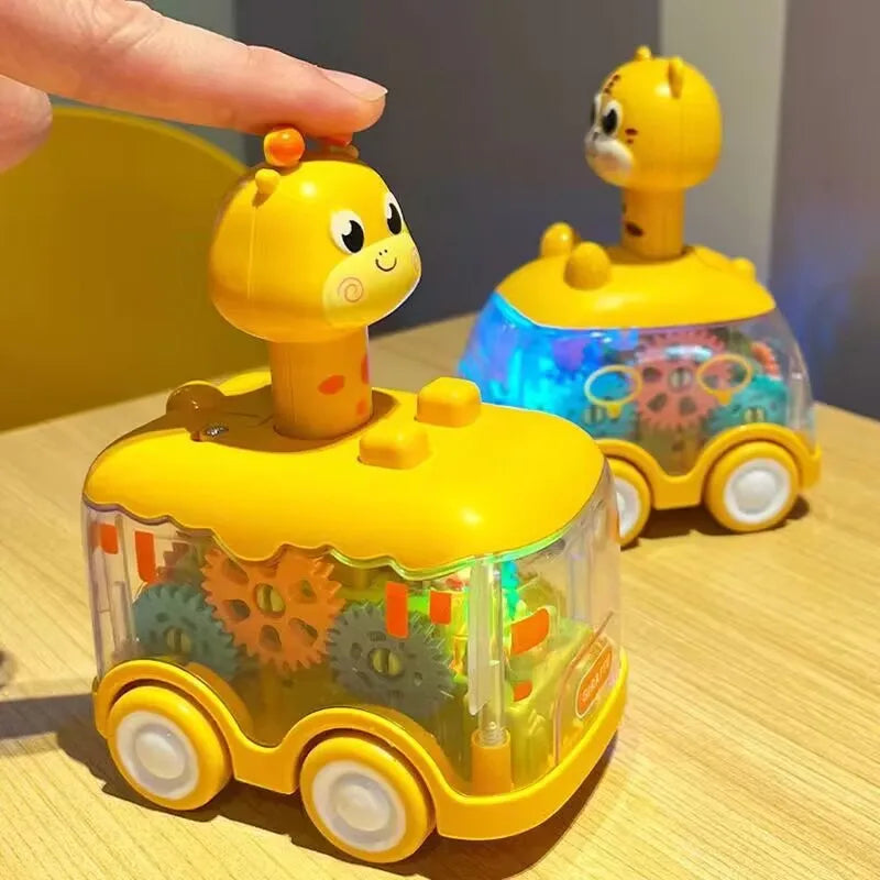Baby Toy Cars for Kids Boy 1 2 3 Years Birthday Gift Press and Go Car Educational Toys Animal Pull Back Cars Toys for Children