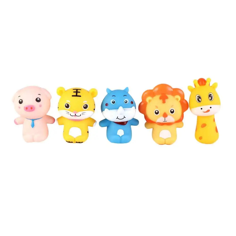 Puppet Toy Finger Dolls Animal Toys Cartoon Animal Dinosaur Hand Puppet Fingers Puppets Animal Head Gloves Tiny Hands Toys