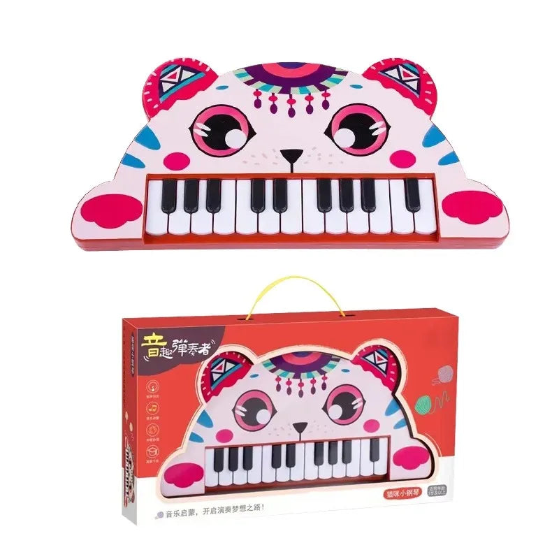 Kids Piano Keyboard Toy Children's Electronic Musical Instrument Multi-Functional Animal Piano Keyboard Early Education Toys