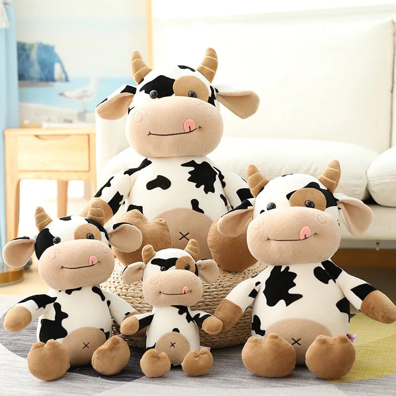 Cute Cow Plush Toy Rag Doll for Girlfriend Children's Toys Gifts Plush Toys Pillow Plushie Stuffed Animal Patung Dolls
