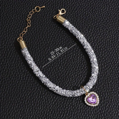 Elegant Faux Pearl & Ribbon Bow Cat Collar - Charming Pet Necklace Accessory, Pet Collar Necklace, 1pc