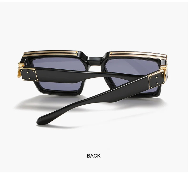 Vintage Square Sunglasses Man Woman Driver Shades Male Sun Glasses Fashion Gradient Big Frame Outdoor Oculos De Sol Masculino