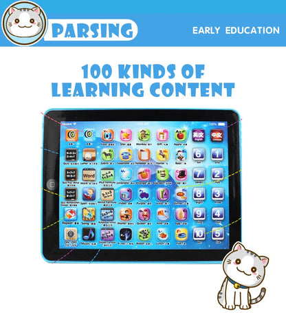 Kids Tablet Story Chinese English Learning Machine Toys Touch Song Music Game Education Baby Children Toys Girls Birthday Gift