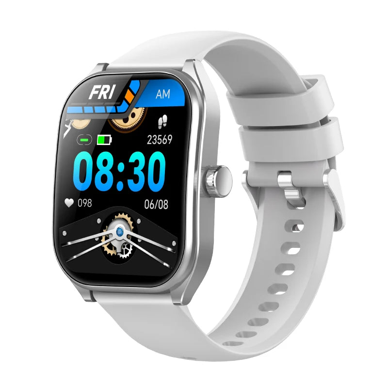 2025 Smart Watch 2.01" IPS HD Display | IP68 Waterproof | Bluetooth 5.3 | 3D Curved Glass | Smart Features:Voice Assistant