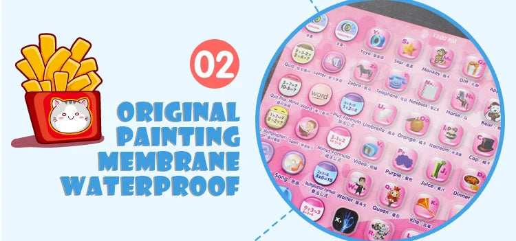Kids Tablet Story Chinese English Learning Machine Toys Touch Song Music Game Education Baby Children Toys Girls Birthday Gift