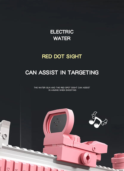 Kids M416 Auto Electric Water Gun Waters Fight Firing Pistol Toy Summer Outdoor Beach Shooting Game Children's Toys Boys Gifts