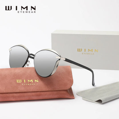 WIMN Polarized Sunglasses For Women Cat Eye Sun Glass Ladies Woman Eyewear Accessory UVAB Protection