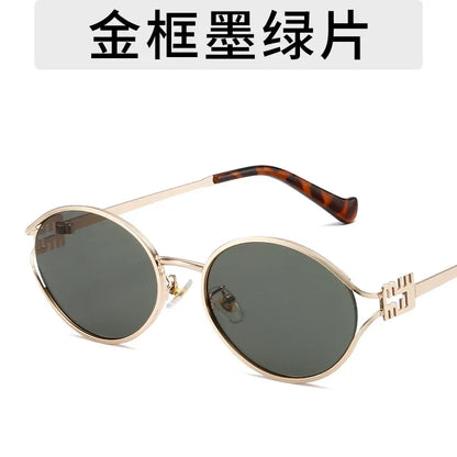New Summer Sunglasses – Oval-shaped, high-end ins-style women's fashion sunglasses, cross-border influencer favorite.