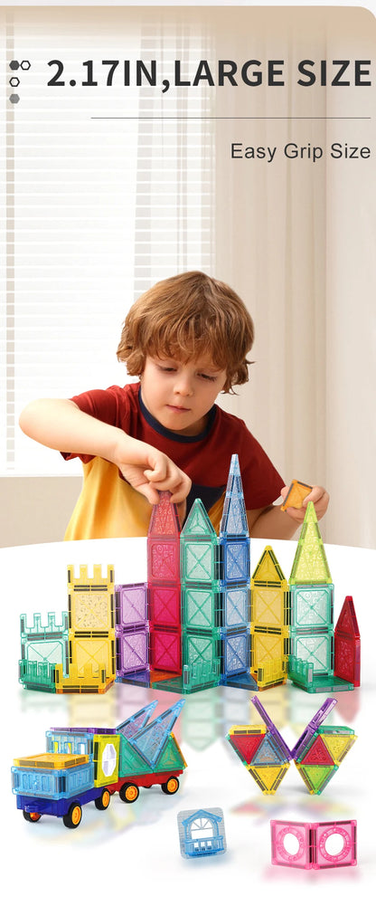Magnetic Toys for Kids Ages 3-5 4-8 Magnet Toys for 3 4 5 6 7 8+ Year Old Boys Girls Toddlers Magnetic Building Blocks Preschool