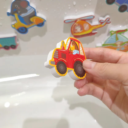 Baby Bath Toys Fun Foam Animals Cognitive Floating Toy Traffic Bathroom Bathtub Toys for Babies Gifts Kids Early Educational Toy