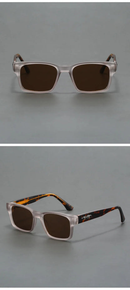 Sunglasses Man Polarized Sun Glasses Woman Luxury Brand Vintage Acetate Frame Green Driver's Goggles
