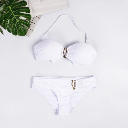 2023 Women Sexy Bikinis Sets Two Piece Swimsuit Swimwear Swim Push Up Female Separate Brazilian Bathing Suit Biquinis Feminino