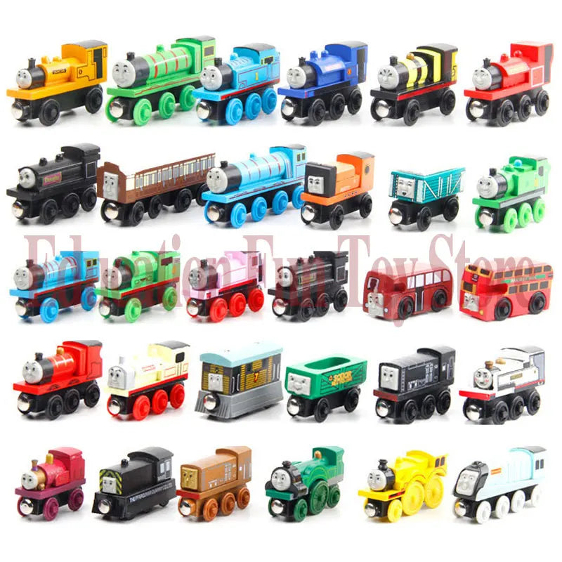 Thomas and Friends boutique Wooden Magnetic Train car stanley Dieselo Edward bulgy spencer Annie Clarabel Children's Toys Gift