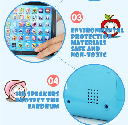 Kids Tablet Story Chinese English Learning Machine Toys Touch Song Music Game Education Baby Children Toys Girls Birthday Gift
