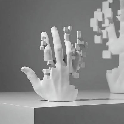 Resin Hand Statue Home Decor Abstract Sculptures Home Decorations Living Room Decor