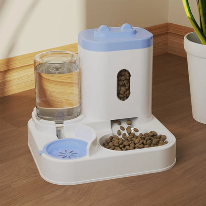 Automatic water feeder, integrated bowl for water and food, dog bowl, cat bowl, pet bowl, pet supplies, automatic feeder