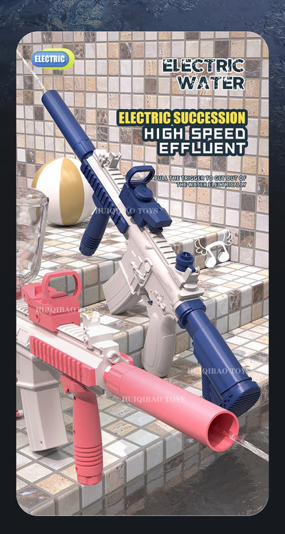 Kids M416 Auto Electric Water Gun Waters Fight Firing Pistol Toy Summer Outdoor Beach Shooting Game Children's Toys Boys Gifts