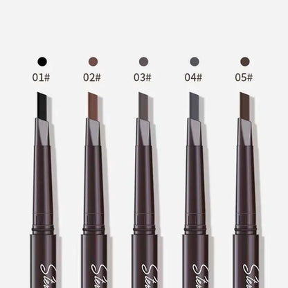 2 in 1 Eyebrow pencil professional Cosmetics makeup for women 5 Colors Waterproof Eyebrow Tattoo brush Long Lasting eyebrow pen