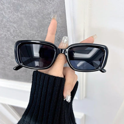 Elegant Square Sunglasses Women Men Casual Sun Glasses Female Male Fashion Mirror Vintage Outdoors Shades Oculos De Sol