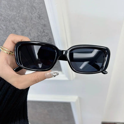 Elegant Square Sunglasses Women Men Casual Sun Glasses Female Male Fashion Mirror Vintage Outdoors Shades Oculos De Sol