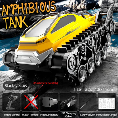 JJRC Q183 4WD RC Car 2.4G Amphibious 4 Wheel Remote Control Truck Climbing Off Road Waterproof Armored Vehicles Children's Toys