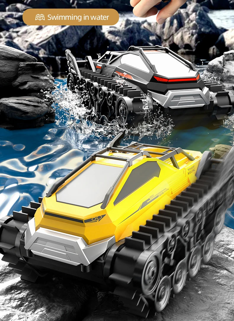 JJRC Q183 4WD RC Car 2.4G Amphibious 4 Wheel Remote Control Truck Climbing Off Road Waterproof Armored Vehicles Children's Toys