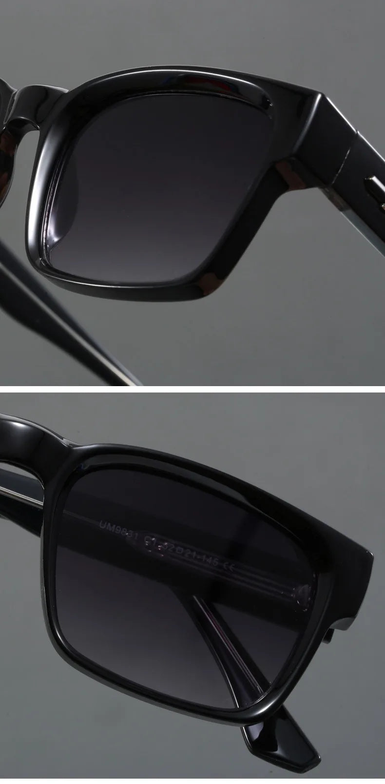 Sunglasses Man Polarized Sun Glasses Woman Luxury Brand Vintage Acetate Frame Green Driver's Goggles
