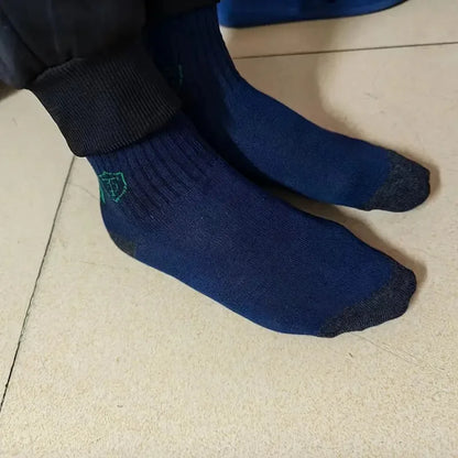 2/5/10 Pairs Men Knitted Anti Odor Round Neck Socks Sports Sweat Absorbing Breathable Soft Comfortable Business Casual Socks