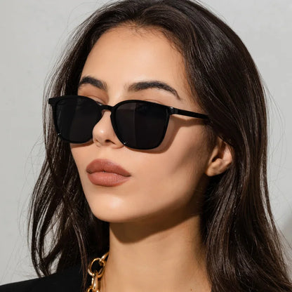 Vintage Simple Sunglasses Women Square Trend Eyeglasses Men Retro High Quality Glasses Shades Gafas De Sol Mujer UV400
