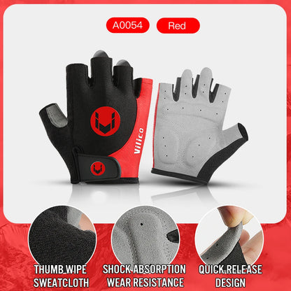 Cycling Anti-slip Full Finger Gloves MTB Bike Bicycle Gloves Pad Men Women Breathable Anti-shock Sports Gloves