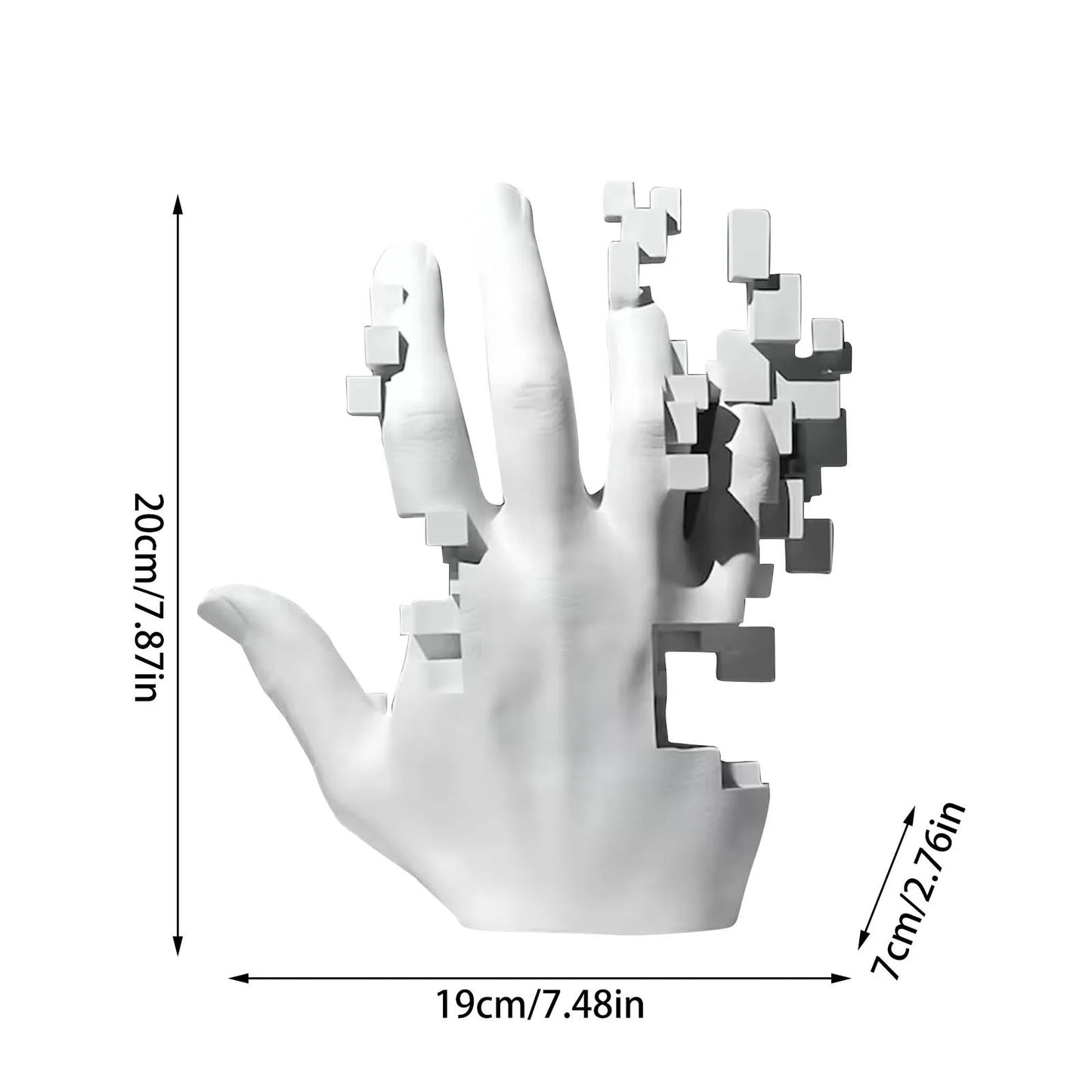 Resin Hand Statue Home Decor Abstract Sculptures Home Decorations Living Room Decor