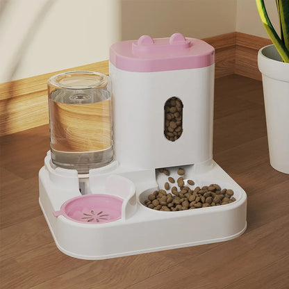 Automatic water feeder, integrated bowl for water and food, dog bowl, cat bowl, pet bowl, pet supplies, automatic feeder
