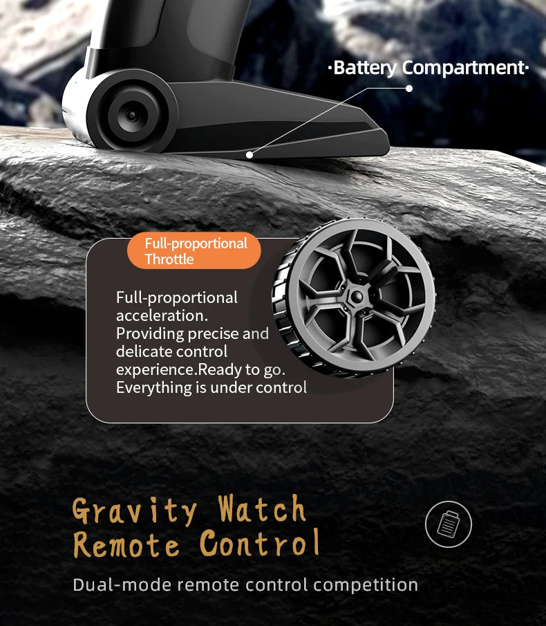 JJRC Q183 4WD RC Car 2.4G Amphibious 4 Wheel Remote Control Truck Climbing Off Road Waterproof Armored Vehicles Children's Toys