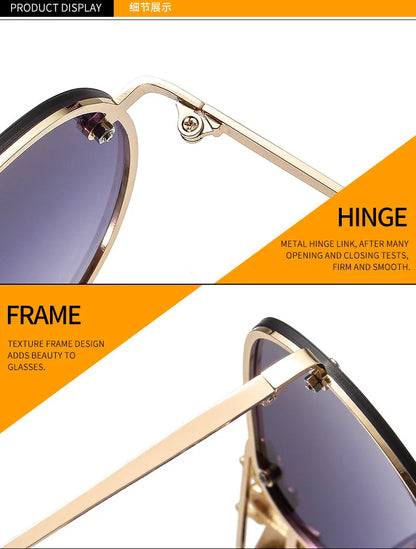 2022 Fashion Modern Oversized Sunglasses For Women Men Luxury Designer Sun Glasses Bee Decoration Trengding Shades UV400