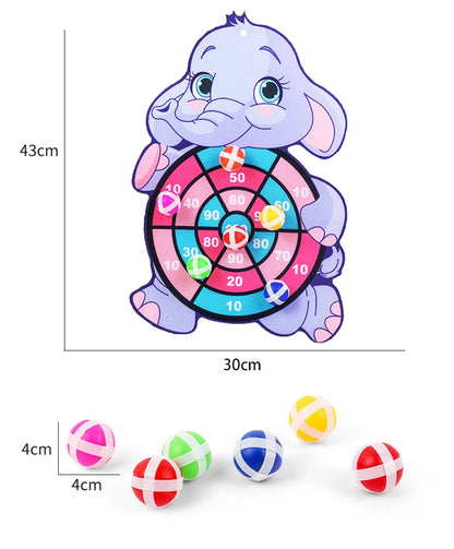 Children Toys for Boys Girls 3-12 years Animal Dart Board Sticky Ball Kids Sports Outdoor Play Games Party Toys Funny Xmas Gifts