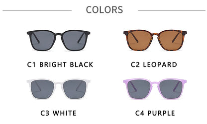 Vintage Simple Sunglasses Women Square Trend Eyeglasses Men Retro High Quality Glasses Shades Gafas De Sol Mujer UV400