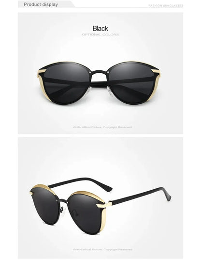 WIMN Polarized Sunglasses For Women Cat Eye Sun Glass Ladies Woman Eyewear Accessory UVAB Protection