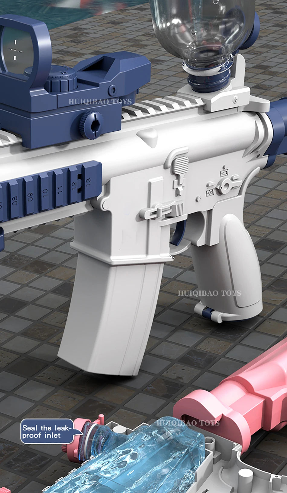 Kids M416 Auto Electric Water Gun Waters Fight Firing Pistol Toy Summer Outdoor Beach Shooting Game Children's Toys Boys Gifts