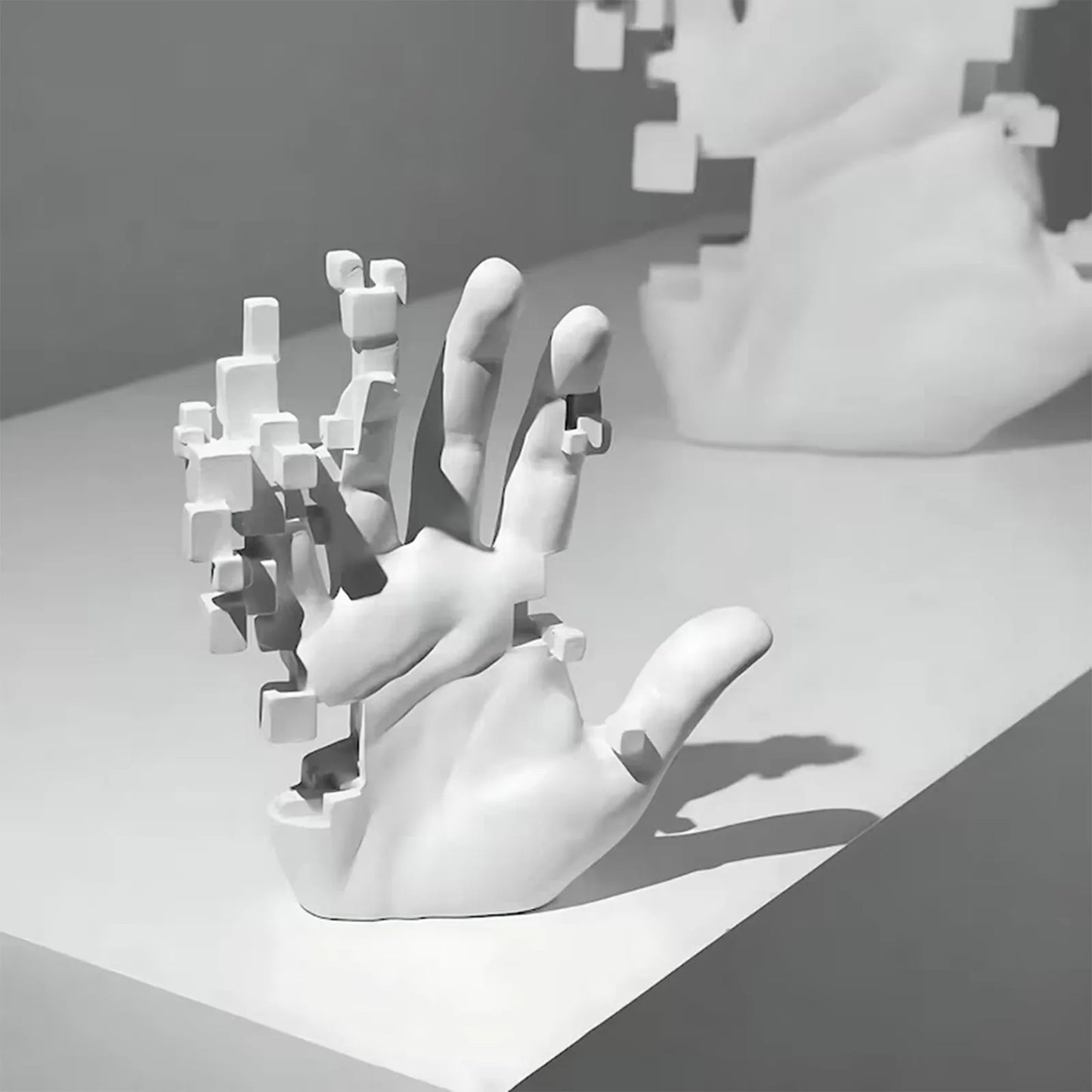 Resin Hand Statue Home Decor Abstract Sculptures Home Decorations Living Room Decor