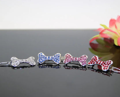 Pet Lovely Hairpins Dog Accessories Pet Dog Bows Hair Clips for Puppy Dogs Cat Yorkie Teddy Hair Grooming Pet Hair Accessories